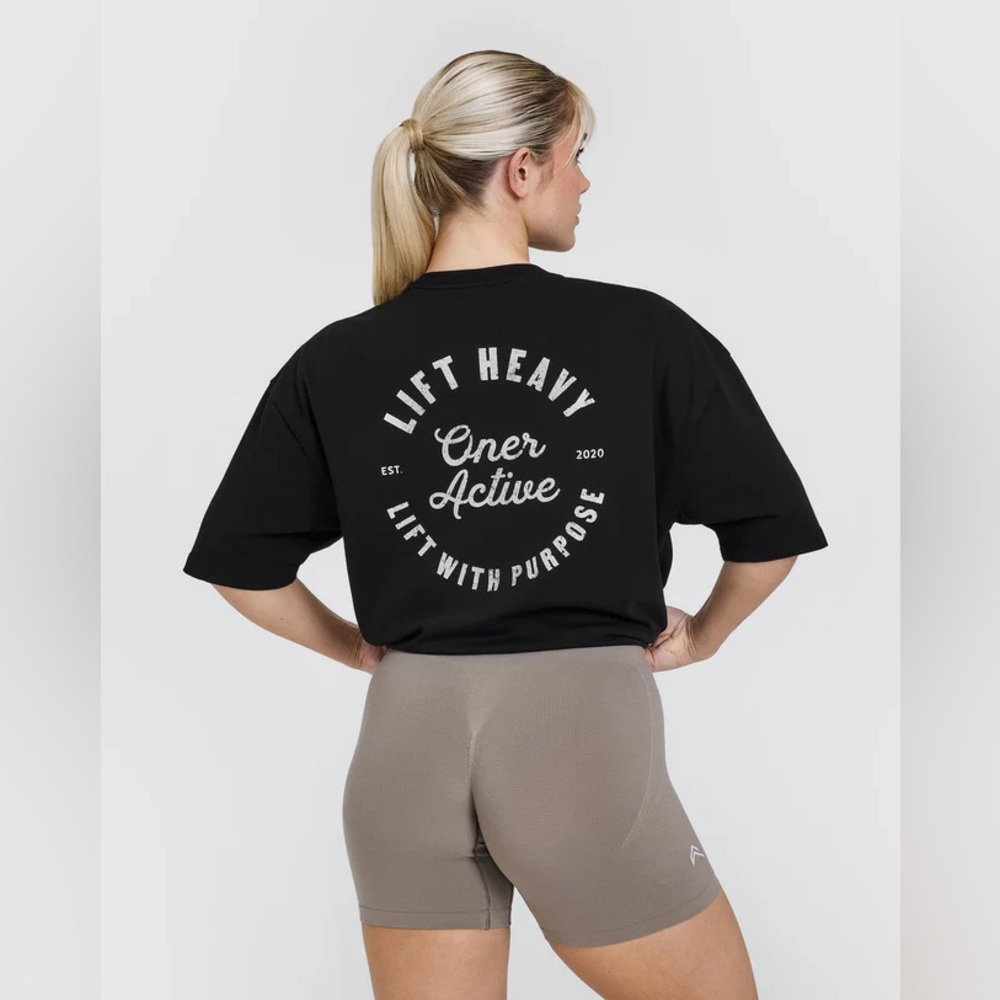 Oner Active GRAPHIC WASHED T-SHIRT. BLACK
SIZE L